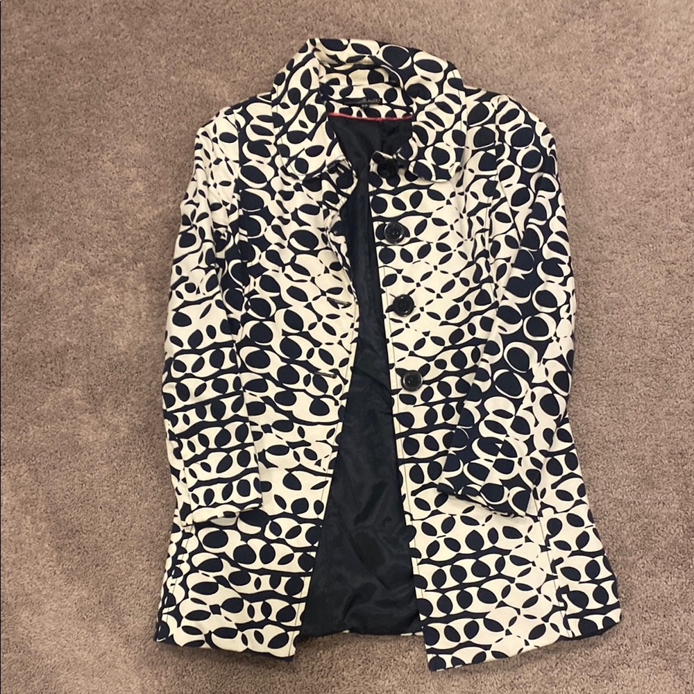 Willi Smith navy and white Women's spring Jacket